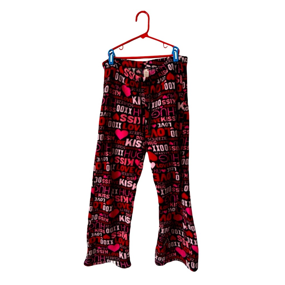 Valentine’s Day Print Fuzzy Pants